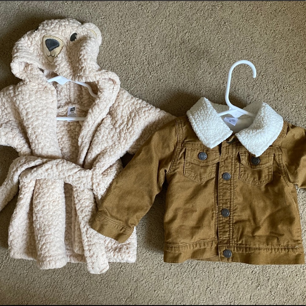 9 month sweater robe and jacket